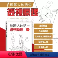 [正版]透视原理理解人体结构 人体结构绘画教学理解人体形态素描速写教程透视技法解剖动态自学游戏动漫人体结构手绘临摹练习