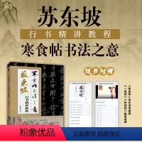 [正版]附全文书写视频寒食帖书法之意 苏东坡行书精讲教程字帖临摹毛笔行书兰亭序书法练字帖成人初学毛笔练习入门控笔训练行