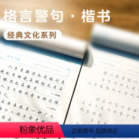 [正版]字帖楷书练字高中小学儿童钢笔字帖成年楷书硬笔书法字帖大学生硬笔书法练字本荆霄鹏楷书大开本格言警句楷书入门基础训