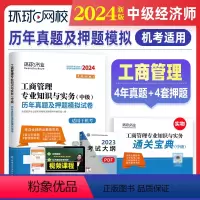 [正版]环球网校新版2024年中级经济师历年真题及押题模拟试卷 工商管理专业知识与实务 23版考试真题试卷全国经济专业