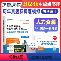 [正版]环球网校新版2024年中级经济师历年真题及押题模拟试卷 人力资源管理专业知识与实务 23年版考试真题试卷全国经