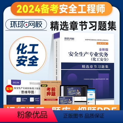[正版]备考2024年环球网校注册安全师工程师考试章节习题集化工安全专业 中级注安师用书习题题库 可搭配生产管理法律法