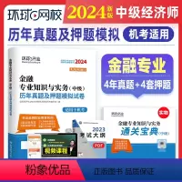 [正版]环球网校新版2024年中级经济师历年真题及押题模拟试卷 金融专业知识与实务 23版考试真题试卷全国经济专业技术
