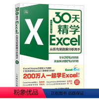 [正版]30天精学Excel 从菜鸟到数据分析高手 excel办公软件函数公式入门教程 excel数据分析技能提升教程