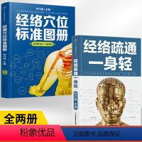 [正版]全2册经络穴位标准图册+经络疏通一身轻 14条经络详解了解不同经络特点 介绍了人体经络穴位定位 取穴以及穴位功