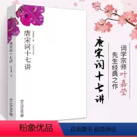 [正版]唐宋词十七讲 古代文化常识文学评论与鉴赏唐诗宋词全集鉴赏书经典古诗词大全中华古诗集古代古典文学书籍飞花令