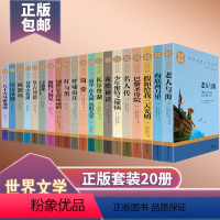 [全20册]世界文学名著 [正版]全20册 世界文学名著十大名著原著版全套书籍国外西方世界二十大文学经典简爱初中高中生学