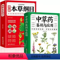 [正版]2册 本草纲目李时珍+中草药全图鉴与应用 全彩图解白话文典藏版中医基础理论中医书籍大全经典药方医药大全养生倪海