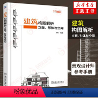 [正版]建筑构图解析-立面.形体与空间 建筑学书籍 建筑图纸绘制手绘效果图表达技法 景观设计师参考手册 建筑构图形态构