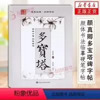 [正版]颜真卿多宝塔碑字帖 颜真卿多宝塔描红 古帖今临笔划偏旁入门教程段瑞明临写楷书钢笔字帖 黑龙江美术出版社 颜体书