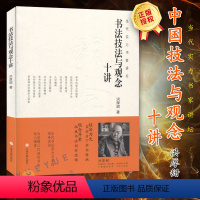 [正版]书法技法与观念十讲 当代实力书家讲坛 书法发展脉络技法核心 洪厚甜书法理论毛笔字简史 历代书家书风简介名帖赏析