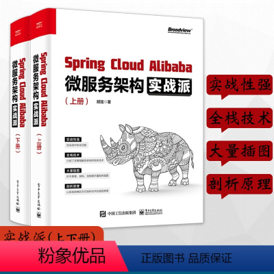 [正版]SpringCloudAlibaba微服务架构实战派上下册 微服务架构全栈技术 SpringCloud框架开发