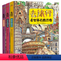 [全3册]去旅行看世界 [正版]精装硬壳大开本 去旅行看世界地理奇观+看世界博物馆+名胜古迹 全3册儿童图画书科普地理百