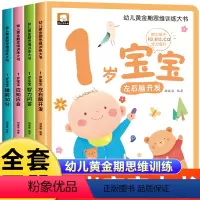 [1岁宝宝大书]黄金期思维训练 [正版]1岁宝宝大书 适合1岁宝宝的书思维逻辑训练书 儿童全脑左右脑智力大开发专注力益智