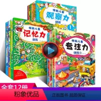 [正版]12册找不同迷宫书专注力训练书3-4-6岁儿童益智书注意力观察记忆力智力全脑开发思维训练书籍走学前幼儿逻辑游戏