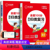 单元归类复习[语文+数学] 二年级下 [正版]荣恒红逗号全能100分归类复习二年级下册期末总复习同步训练语文数学练习题练