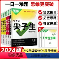 数学物理化学 全国通用 九年级/初中三年级 [正版]2024尖子生七八九年级数学物理化学专项训练初中初 二一三每日一题培