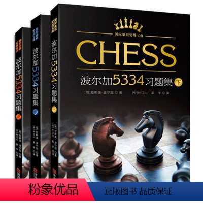 [正版]国际象棋实战宝典波尔加5334习题集(全3册) (匈)拉斯洛·波尔加 著 叶江川,郭宇 译 体育运动(新)文教
