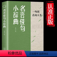 [单册]名言佳句小辞典 [正版]名言佳句小辞典国学经典感悟人生语录小学三四五六年级励志格言警句名人名言优美句子积累写作素