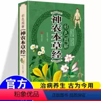 [正版]彩图加厚版《神农本草经》原著彩色图解 原文译文注释 古籍本草纲目李时珍中医养生书籍大全中草药书中医入门医学书籍