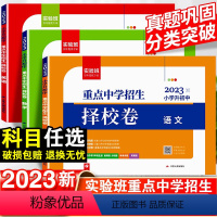 语文+数学+英语-3本套 小学升初中 [正版]2023实验班小升初试卷真题卷六年级下册语文数学英语必刷题人教版全套小学毕