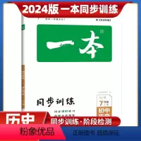 历史上册人教版 七年级/初中一年级 [正版]2023秋新版一本初中历史七年级同步训练上册人教版初中生历史辅导练习题初一7