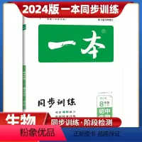 生物 八年级/初中二年级 [正版]2023秋新版一本初中生物八年级同步训练上册RJ人教版初中生中考生物辅导练习题初二8年