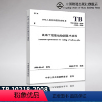 [正版] TB 10218-2019 铁路工程基桩检测技术规程 行业标准 151135771 中国铁道出版社有限公