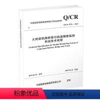 [正版] 大跨度铁路桥梁与轨道健康监测系统技术规程(Q/CR 9576-2023 ) 151136699 中国铁道