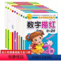 [正版]幼小衔接基础练习全10册借十法凑十法分解与组成数字汉字拼音笔顺偏旁部首描红10 20以内加减法幼升小学前早教启
