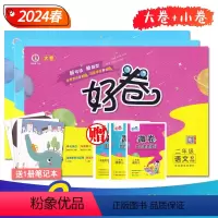 语文 人教版 二年级下 [正版]好卷2二年级上下册语文数学 人教RJ江苏教育SJ版 24年春小学生同步达标训练单元期中