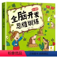 全脑开发思维训练2-3岁 [正版]全脑开发思维训练23456岁4本单册 儿童益智启蒙逻辑思维训练游戏书 学前幼儿早教亲子