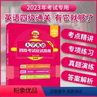 大学英语四级考试应试指南(双色)(含微课) [正版]文旌课堂 大学英语四级考试应试指南 双色含微课英语四级考试真题202