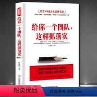 [正版]世界500强高效管理笔记《给你一个团队,这样抓落实》MBA管理高级课程 中层管理者领导法则 企业管理领导学领导