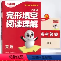小升初(英语)完形阅读 小学升初中 [正版]2024版万唯教育小白鸥小升初入学英语完形填空阅读理解 通用版 小学生小升初