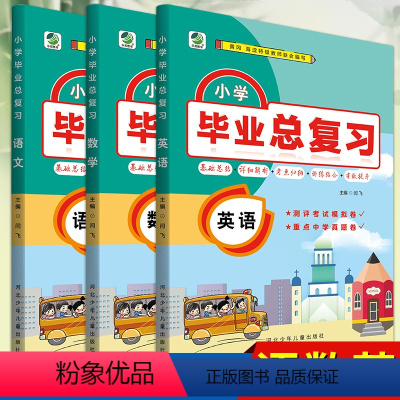 语数英套装 小学六年级 [正版]2023小学生毕业总复习数学小升初真题卷模拟测试卷必刷题人教版资料六年级下册期末考试全套