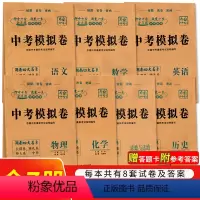 生地[两本套] 湖南省 [正版]湖南四大名校系中考模拟卷语文数学英语物理化学政治历史7本套 长郡雅礼师大一中长沙四大名校