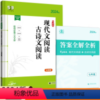 现代文阅读+古诗文阅读 七年级/初中一年级 [正版]2024版53语文现代文阅读+古诗文阅读七年级语文阅读理解 初中7年