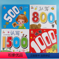 [正版]幼小衔接学前认写500 800 1000 1500字全套4册宝宝识字认字书幼儿园大中班学龄前儿童阅读与看图识字