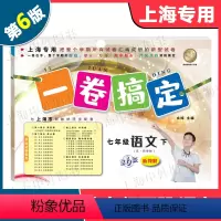 语文 七年级下 [正版]2024版 一卷搞定七年级下 语文 7年级下册 第6版 上海初中教辅配套同步单元期中期末综合专项