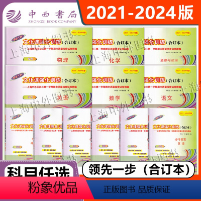 2021-2024年版上海中考一模卷 全套12册 [正版]2021-2024年中考一模卷领先一步 语文数学英语物理化学道