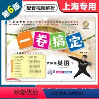 英语 六年级下 [正版]2024版 一卷搞定六年级下 英语 6年级下册 第6版 上海小学教辅配套同步单元期中期末综合专项
