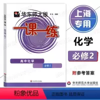 化学 必修2 [正版]华东师大版一课一练 高中化学必修2 高一下册高1第二学期 沪教版配套同步练习辅导训练 华师大版一课