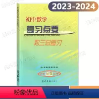 初中数学 复习点要 九年级/初中三年级 [正版]2023-2024学年度初中数学复习点要 初中数学复习点要 答案另外购买