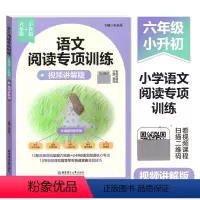 小学语文阅读专项训练 小学六年级 [正版]小学语文阅读专项训练 六年级/小升初 视频讲解版 华东理工大学出版社 扫码看视