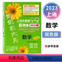 数学 上海 [正版]2023版 灿烂在六月中考数学 上海市中考总突破 750分制中考第一轮第二轮总复习基础训练重难点突破