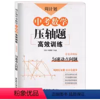[正版]周计划 中考数学压轴题高效训练匀速动点问题 附详解答案和解题思路 中考真题演练 初中数学专项训练 华东理工大学