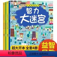 [正版]迷宫书游戏智力大迷宫游戏书 儿童3-4-5-6-7-8岁走迷宫专注力逻辑思维训练书籍大冒险左右脑全脑开发益智书