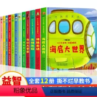[共12册]左右脑创意翻翻书全套 [正版]小小左右脑创意翻翻书12册儿童绘本1一3岁撕不烂 两三岁0-2岁宝宝书籍婴幼儿