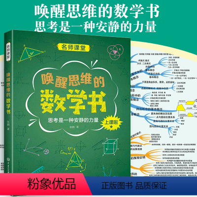 数学 [正版]中国中学生成长百科名师课堂系列:唤醒思维的数学书 维逻辑训练书高中数学辅导书复习点重难点解析手册思维训练图